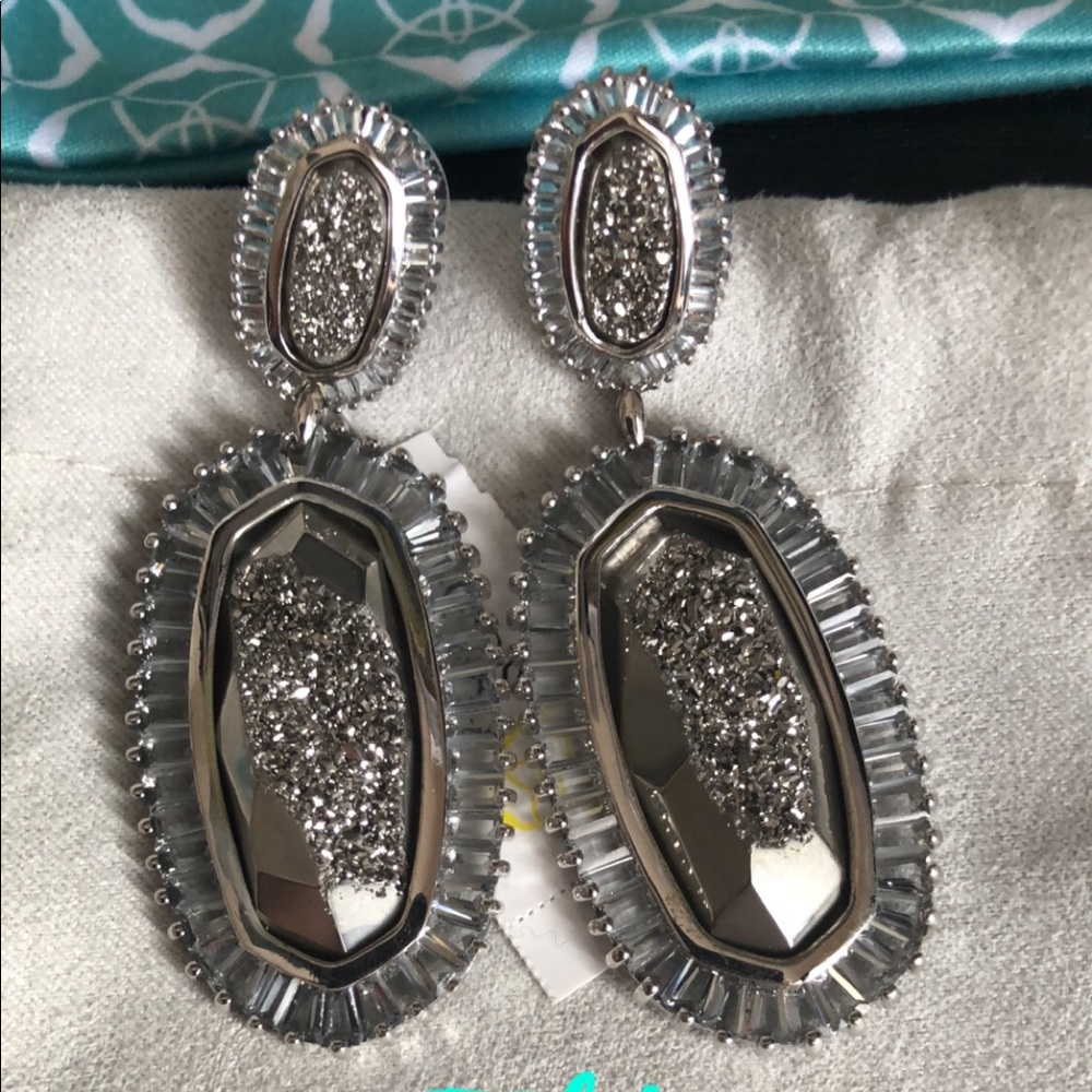 NWT Platinum Drusy Kakis
